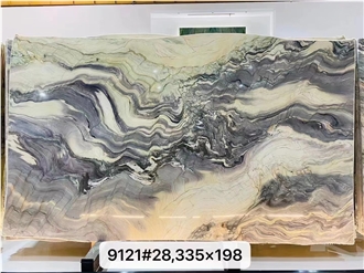 Goldtop Natural Ocean Fantasy Quartzite Quartzite Tiles Slab