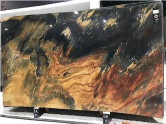 Goldtop New Jacaranda Quartzite Slab