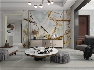 Goldtop New Natural Roma Imperial Quartzite Tiles Slab
