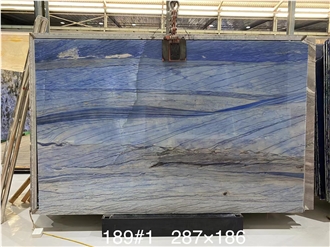 Goldtop New Quarry Natural Azul Blue Quartzite Tiles Slab