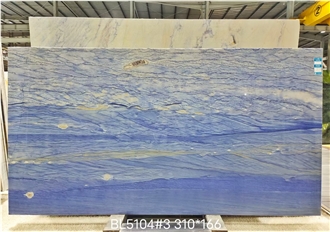 Goldtop New Quarry Natural Azul Blue Quartzite Tiles Slab