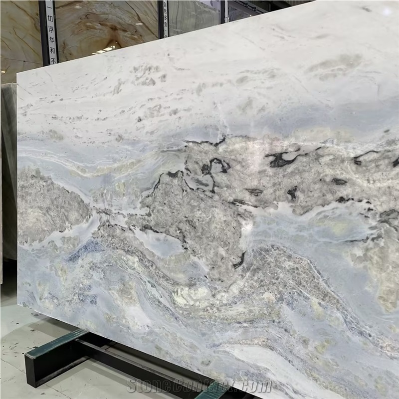Goldtop New Quarry Natural Blue Cloud Quartzite Tiles Slab