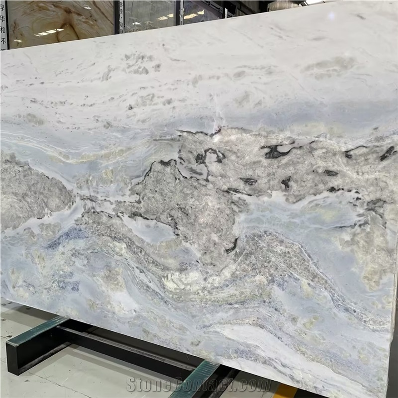 Goldtop New Quarry Natural Blue Cloud Quartzite Tiles Slab