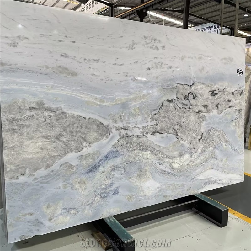 Goldtop New Quarry Natural Blue Cloud Quartzite Tiles Slab