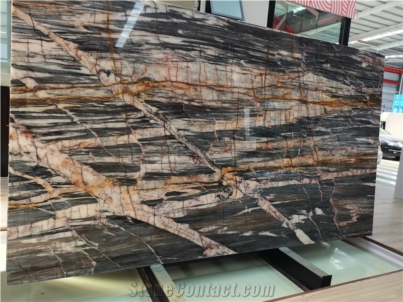 Goldtop New Quarry Natural Bohemia Quartzite Tiles Slab