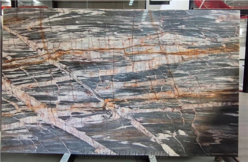 Goldtop New Quarry Natural Bohemia Quartzite Tiles Slab