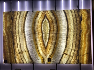 Goldtop New Quarry Natural Peach Onyx Tiles Slab