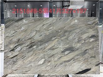 Goldtop New Quarry Natural Silk Road Quartzite Tiles Slab