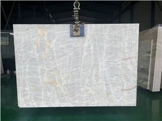 Goldtop New Quarry Natural White Onyx Tiles And Slab