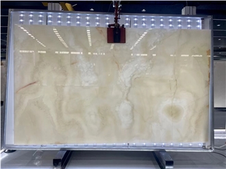 Goldtop New Quarry Natural White Onyx Tiles Slab