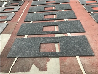GOLDTOP OED/OEM Iron Grey Granite Countertop