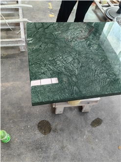 GOLDTOP OEM Natural India Green Marble Countertops
