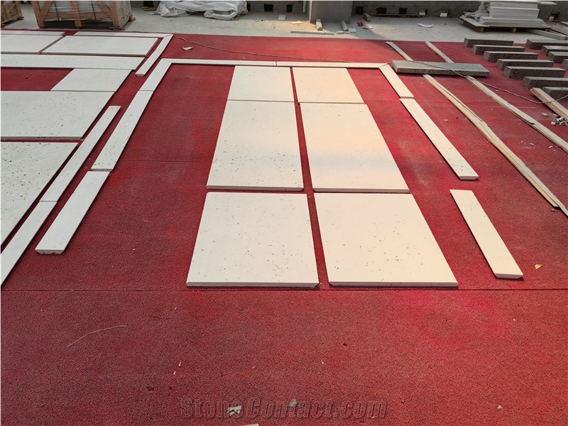 GOLDTOP OEM/ODM Ivory White Cheese Limestone Tiles