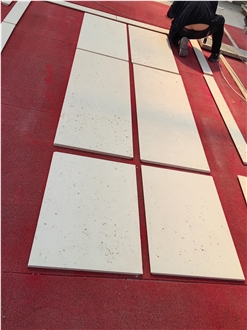 GOLDTOP OEM/ODM Ivory White Cheese Limestone Tiles