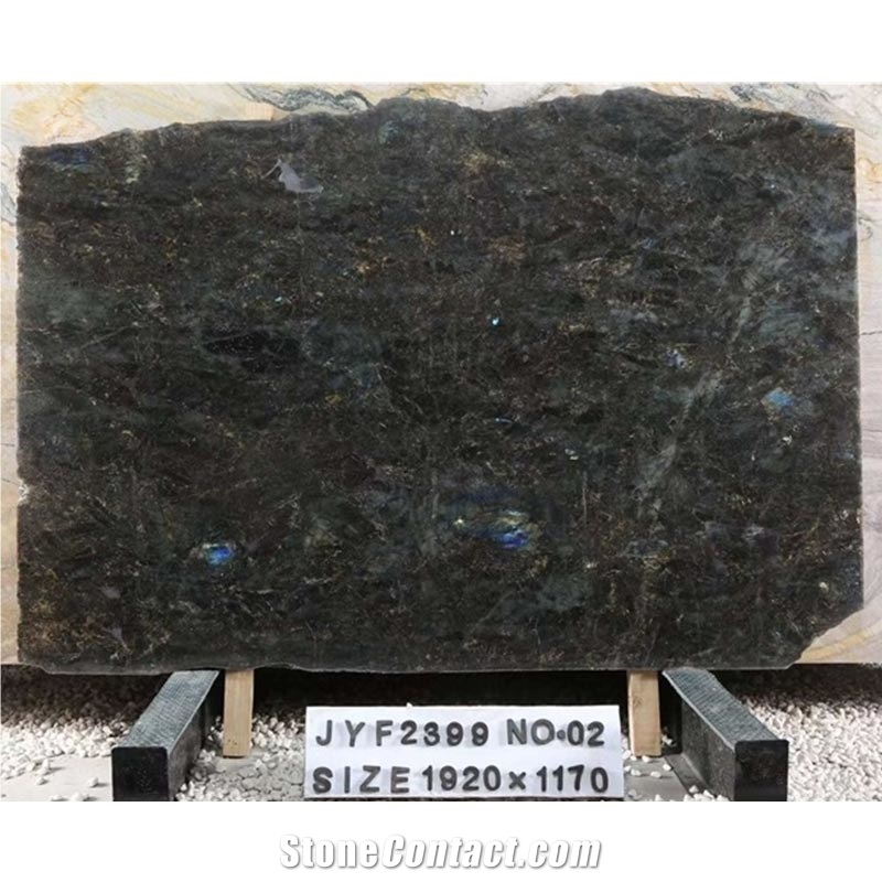 GOLDTOP Polished Lemurian Blue Granite Slabs For Tile