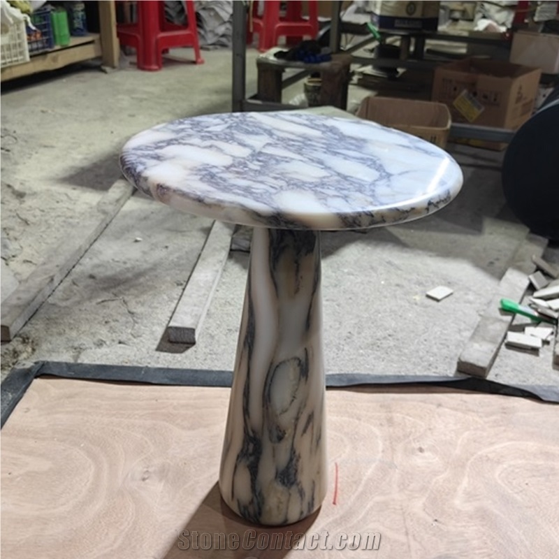GOLDTOP Purple Calacatta Viola Marble Tables