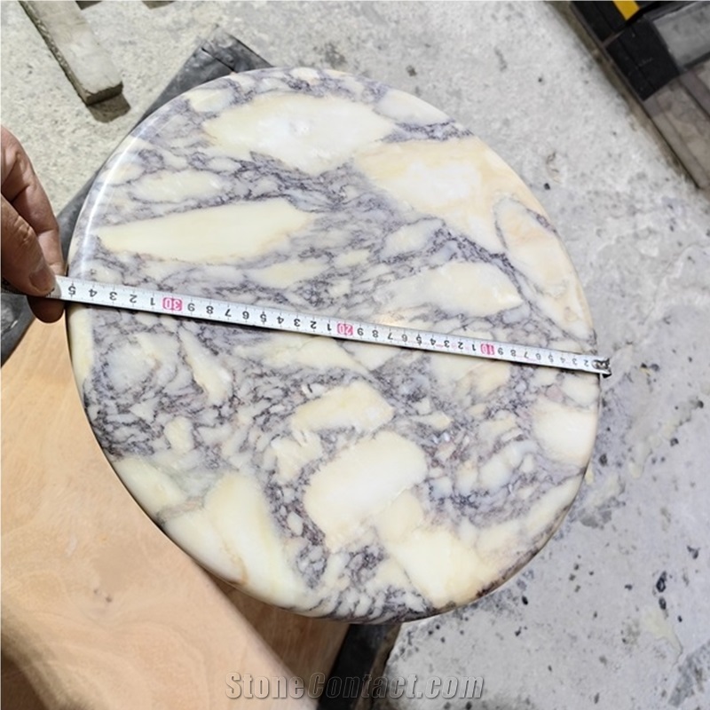 GOLDTOP Purple Calacatta Viola Marble Tables