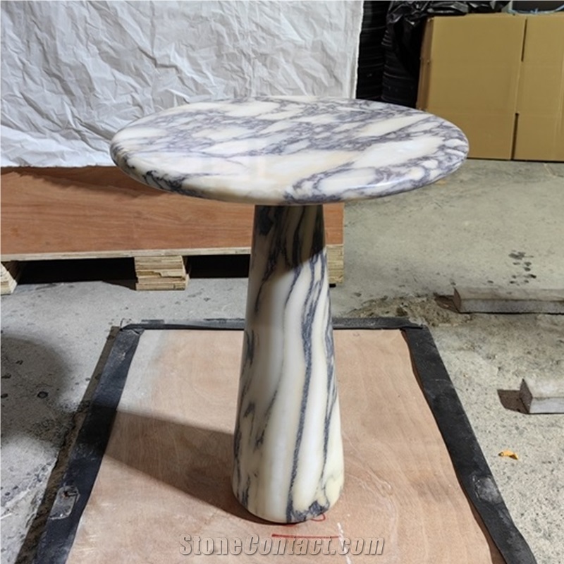 GOLDTOP Purple Calacatta Viola Marble Tables
