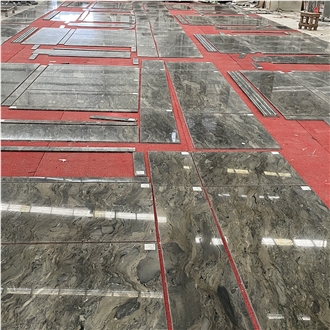 Hotel Good Quality Fusion Blue Quartzite Floor Tiles