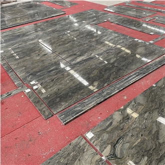 Lobby Brazil Blue Fusion Quartzite  Floor Tile