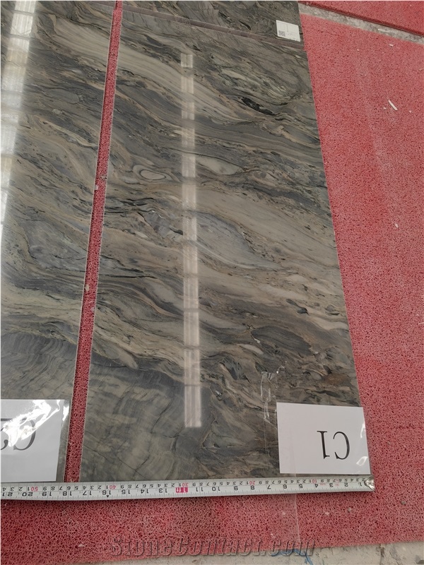Polished Good Quality Blue Fusion Quartzite  Floor Tile