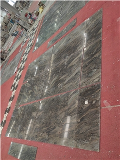 Polished Good Quality Blue Fusion Quartzite  Floor Tile