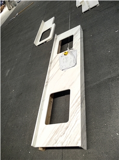 Tops Polished Volakas White Marble Kitchen Countertop Tops Polished Volakas White Marble Kitchen Countertop