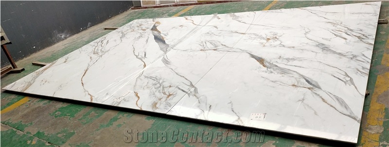 SINTERED STONE  Carve Fish Maw Gold