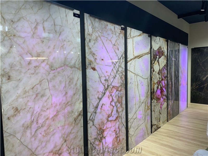 Cristallo Imperiale Quartzite Slabs