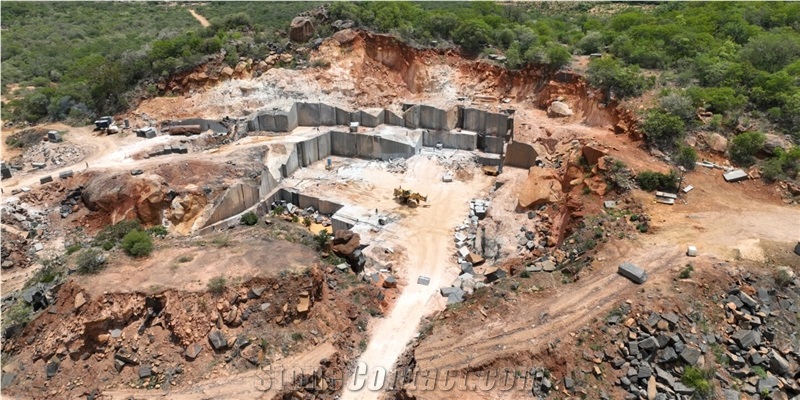 Monumental Black Granite Quarry