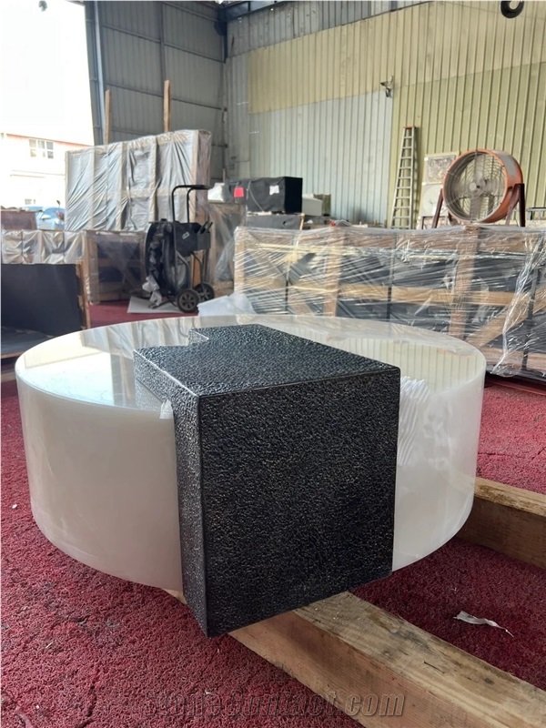 Custom White Onyx Stone Coffee Cafe Table Wholesale