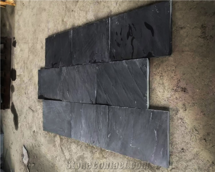 Dark Gray Slate Slabs
