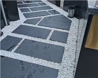 Dark Gray Slate Slabs