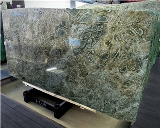 Green Peacock Marble Slabs