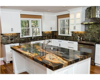Magma Black Granite Slabs