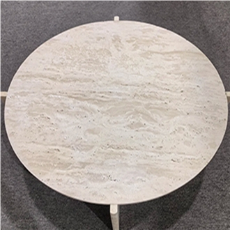 Modern Travertine Stone Coffee Table
