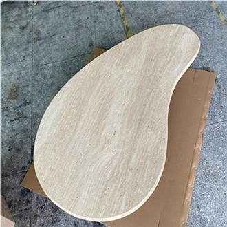 Nordic Travertine Coffee Table For Home