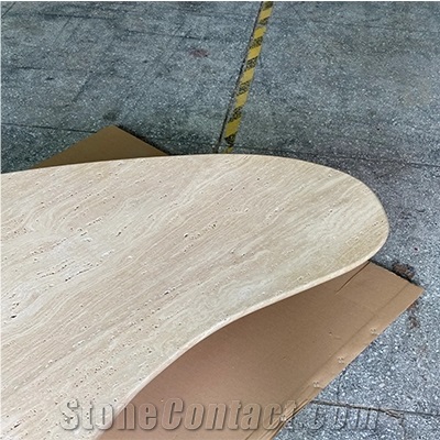 Nordic Travertine Coffee Table For Home