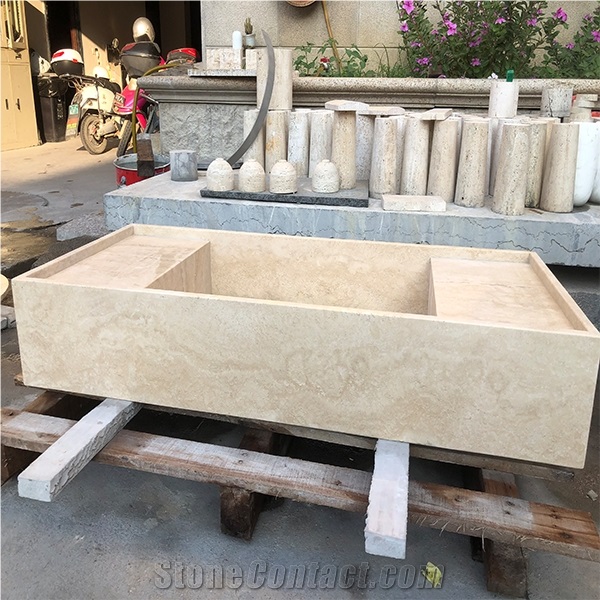 Travertine Bathroom Vanity Top With Sink