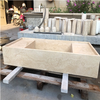 Travertine Bathroom Vanity Top With Sink