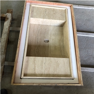 Travertine Bathroom Vanity Top With Sink
