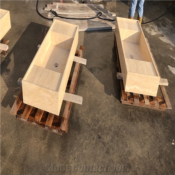 Travertine Bathroom Vanity Top With Sink