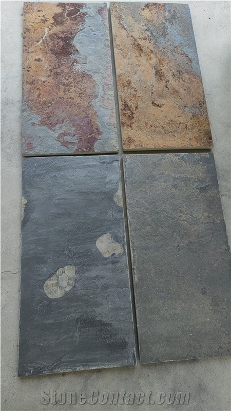 Rustic Slate Tiles For Exterior Patio And  Pool Deck