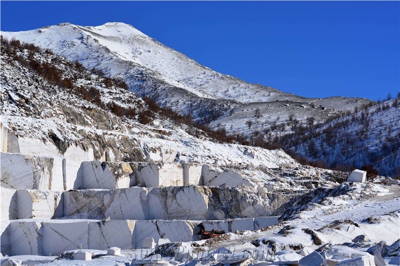 White Water Marble - Prilep White Marble Quarry
