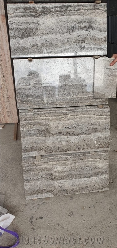 Silver Travertine Slabs And Tiles