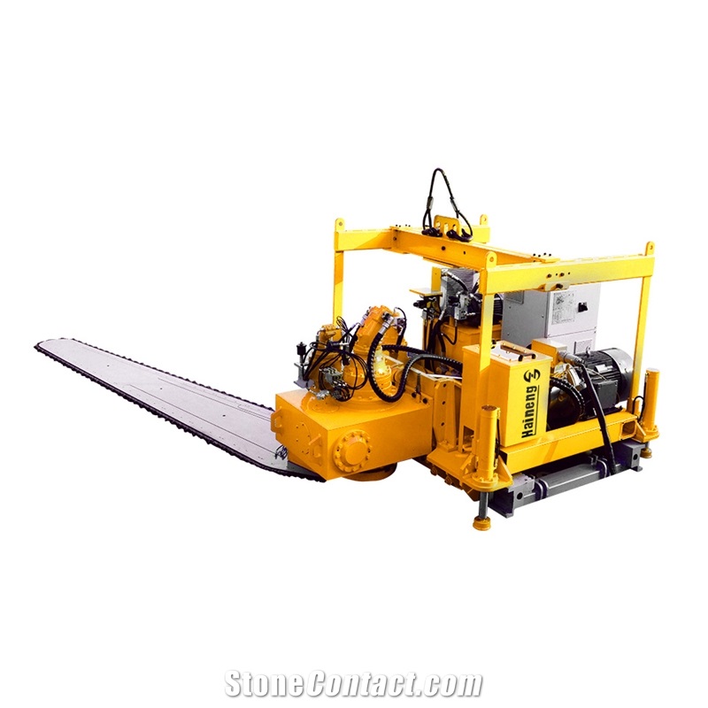 Chain Saw Machine With Rails