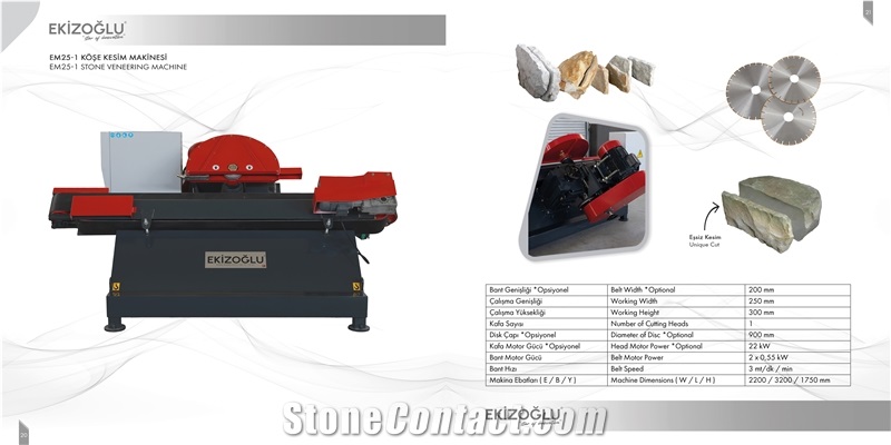 EM25-1 Stone Veneering Machine