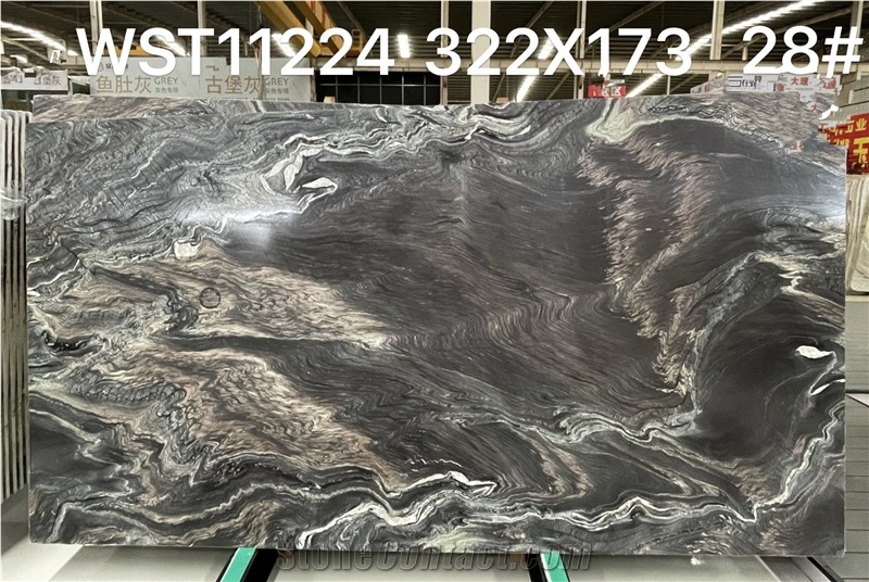 Italian Cipollino Ondulate Marble Slabs For Wall Decoration