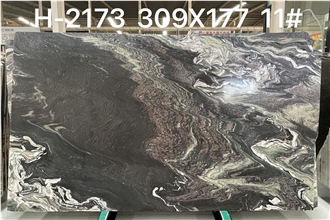 Italian Cipollino Ondulate Marble Slabs For Wall Decoration