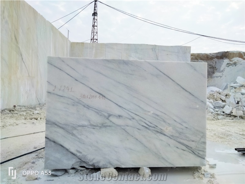 Vietnam Sparkling Calacatta Marble Blocks